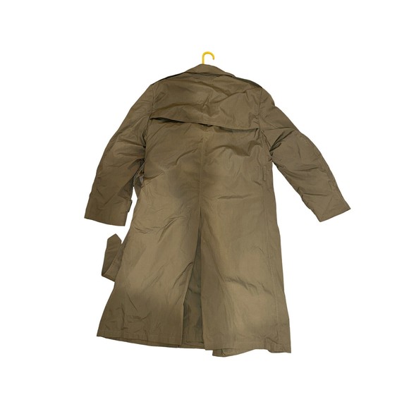 MILITARY TRENCH COAT All Weather LINED GREEN JACKET Men's 42R 8405-01-107-0250 - Picture 2 of 2